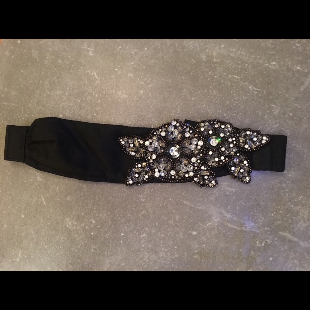 White House black market sequin belt